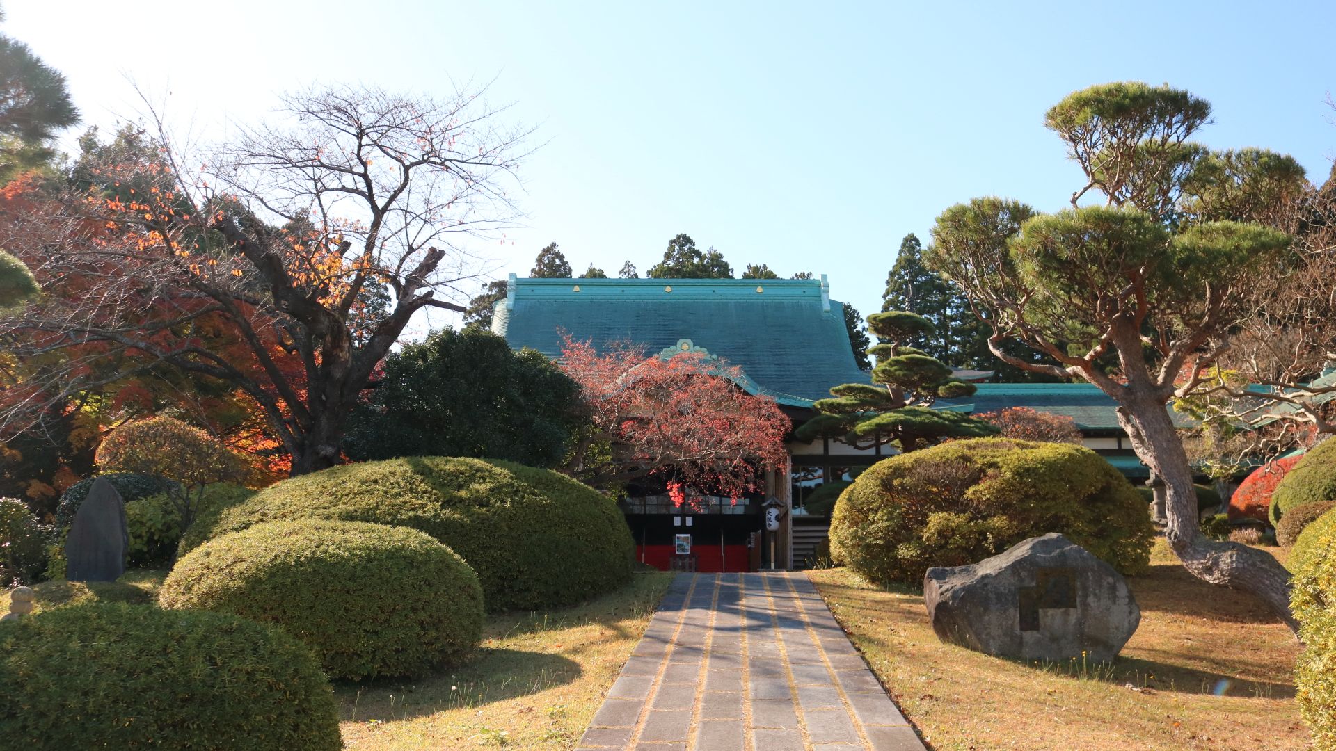 Peaceful zen exercise practice